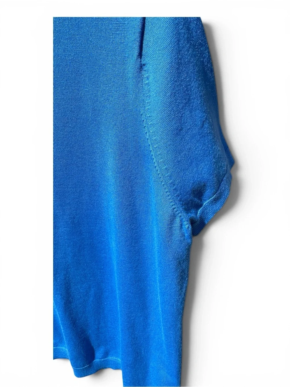 Lands' End‎ Bright Blue Short Sleeve Knit Tee
